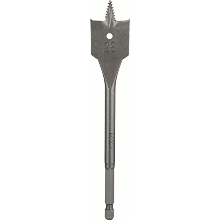 Bosch DIY Flachfräsbohrer Self Cut, Holzbohrer mit 1/4"-Sechskantschaft, Ø 28 mm, für Weich- und Mittelhartholz – Bild 2