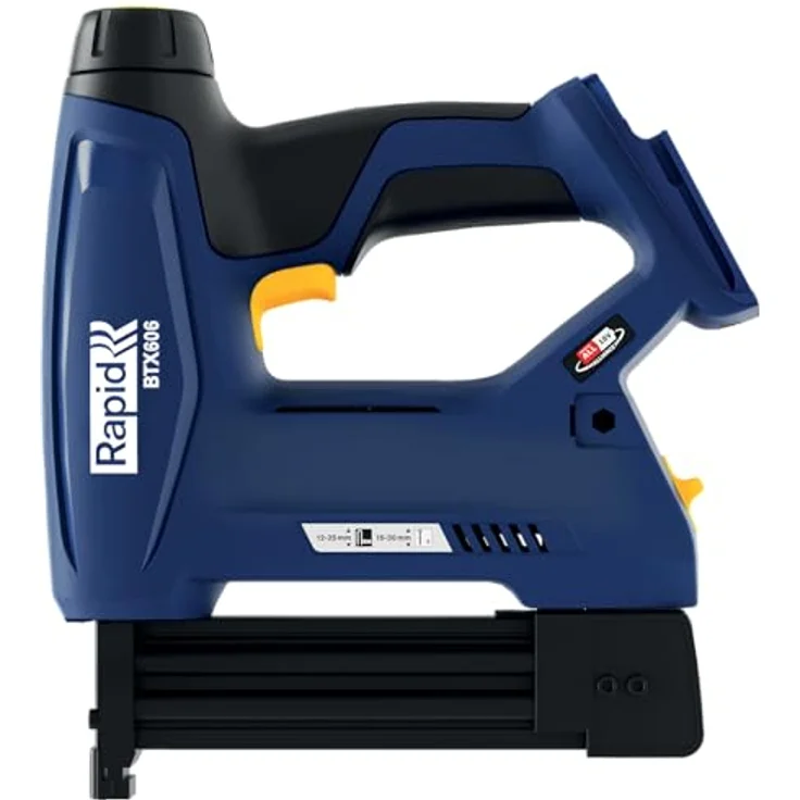 Rapid Akku-Tacker BTX606 18 V, leistungsstarker Tacker für Klammern und Nägel mit einstellbarer Schlagkraft, inkl. 120 Klammern – Bild 9
