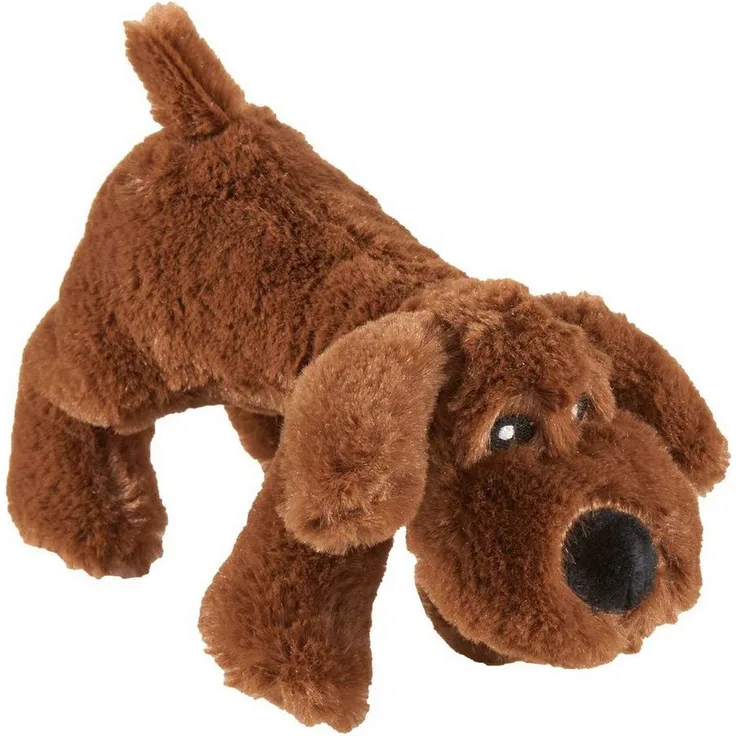 Wolters Tierkuscheltier Plüschhund braun, Maße: 20 cm, Weich, lieb und quietschfrei