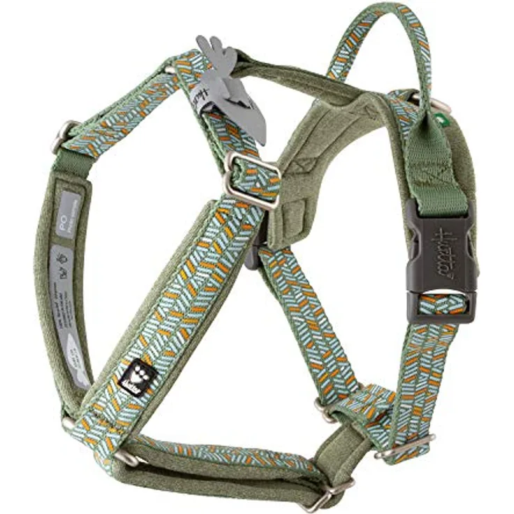 Hurtta Razzle Dazzle Y-valjas Hundegeschirr und Leinen, 35 - 45 cm, für Hundesport