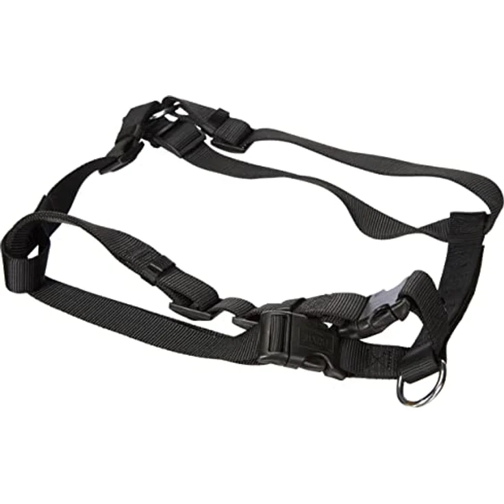 Trixie Classic H-Geschirr schwarz L-XL: 75-100 cm/25 mm – Bild 2