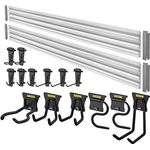 Stanley Trackwalls Set STST22000-1, 20-teiliges Schienensystem mit 35 kg Tragekapazität, einfache Montage, mehrfarbig