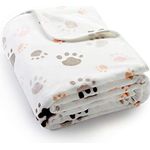 Allisandro® Super Softe Warme und Weiche Decke für Haustier Hundedecke Katzendecke Fleece-Decke/Tier Schlafdeck Überwurf für Hundebett Sofa und Couch- Gr. 100X80cm , Beige