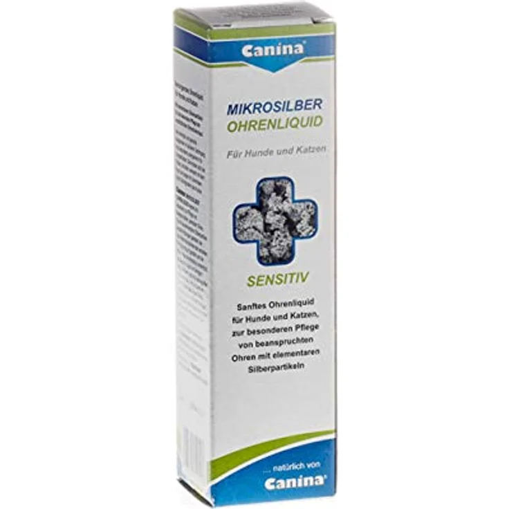 Canina 74260 8 Mikrosilber Ohrenliquid, 50 ml (1er Pack), Weiß – Bild 1