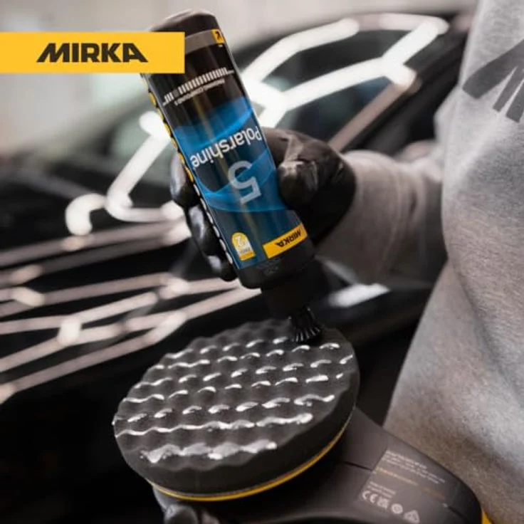 Mirka POLAROS RP 600, Kabelgebundene Rotationspoliermaschine mit 150 mm Durchmesser, 750 W Motor, 700-2500 U/min, Ergonomisches Design, Bluetooth-konnektivität – Bild 10