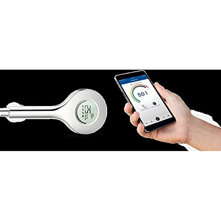 OTTO Hansa Activejet digital Handbrause 84310180, bluetoothfähig, Echtzeit-Feedback, Anti-Kalk-Technik – Bild 2