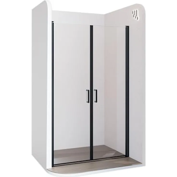 i-flair Duschtür 70-73 cm, Höhe: 180 cm, aus 6 mm durchsichtigem Sicherheitsglas mit magnetischer Dichtung und Nano-Beschichtung