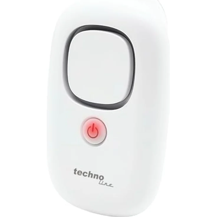 technoline PA 300, Wassermelder mit Badewannen-Überlaufschutz, akustischem & optischem Alarm, Saugnapf-Montage, IP65 Schutz – Bild 1