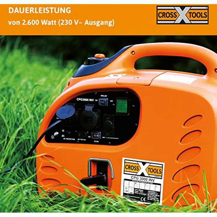 Cross Tools 68038 Inverter Stromerzeuger Generator CPG 3000 INV 2,8 kW – Bild 5