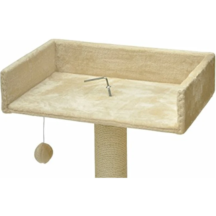 nanook Liegeplatz Top für Katzen-Kratzbaum mit Kissen groß XXL 60x40 cm - beige – Bild 3