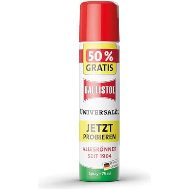 Ballistol 21550 Universalöl Spray, 75ml - Sonderedition mit biologischer Abbaubarkeit und Hautverträglichkeit