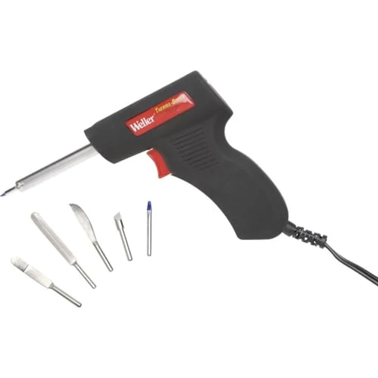 Weller TB100EU 30-130 Watt-230 Volt Therma-Boost Lötkolben und Schneidgerät mit Spitzenset – Bild 2