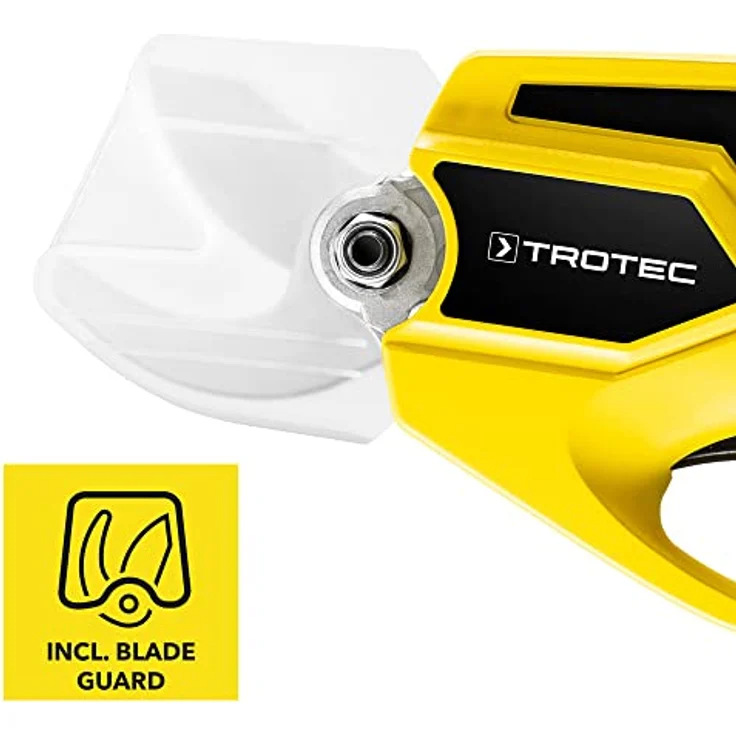 TROTEC Akku-Gartenschere PGSS 15-20V | Hartholz bis zu 15 mm, Weichholz bis zu 28 mm | Einschaltschutz, Fingerschutz, Klingenschutz – Bild 3
