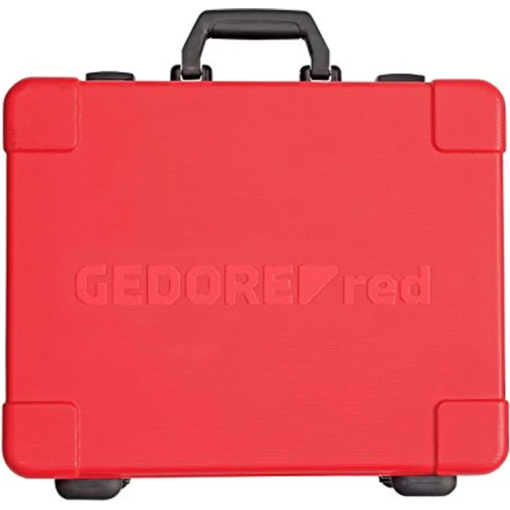 Gedore Red R21650108 Werkzeugkoffer ALL-IN, 108-teiliges Set aus dickwandigem ABS-Kunststoff mit Aluminiumrahmen und einer Vielzahl von Steckschlüsselwerkzeugen, rot – Bild 3