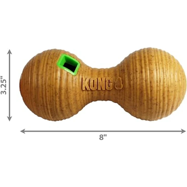 KONG Bambus-Futterball Dumbell – Bild 4