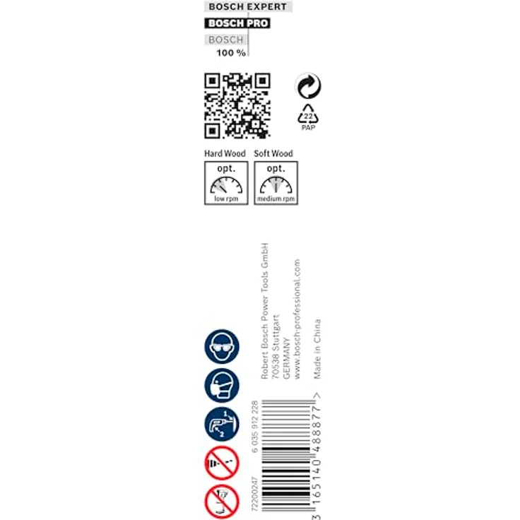 Bosch Professional Holzschlangenbohrer mit 1-4''-Sechskantschaft (Ø 12 mm) 2608585717 – Bild 4