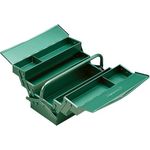 Stahlwille 81050000 Werkzeugkoffer, 5-teilig, robuster Tragekasten aus Metall mit Sicherheitsverschluss, ideal für Werkstätten und Transport