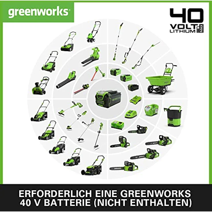 Greenworks 40V Akku-Axial-Laubbläser (ohne Akku und Ladegerät) - 2400807 – Bild 6