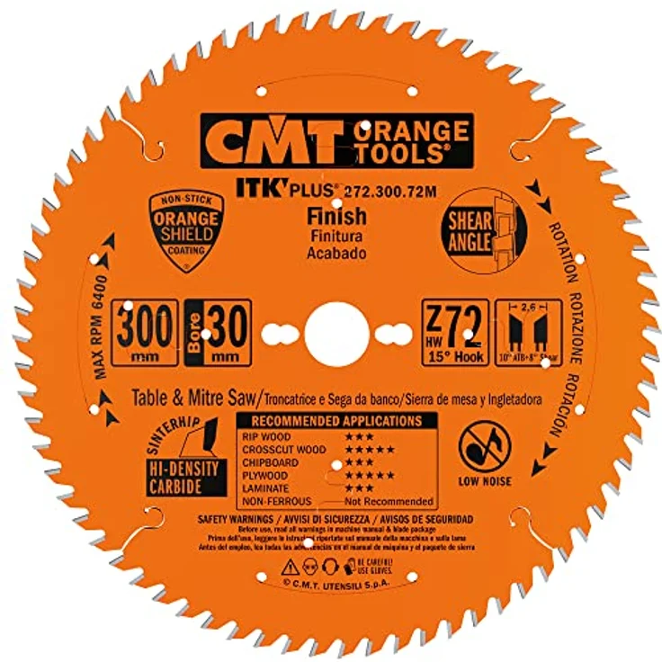 CMT Orange Tools 272.300.72 M Handkreissäge (Ultra ITK) 300 x 2.4 x 30 Z 72 – Bild 2