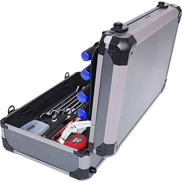KS Tools Werkzeugkoffer (165 St), 3/8" UniversalSatz, 165-teilig, mit ERGOTORQUE Werkzeugen und Aluminium Wasserwaage – Bild 6