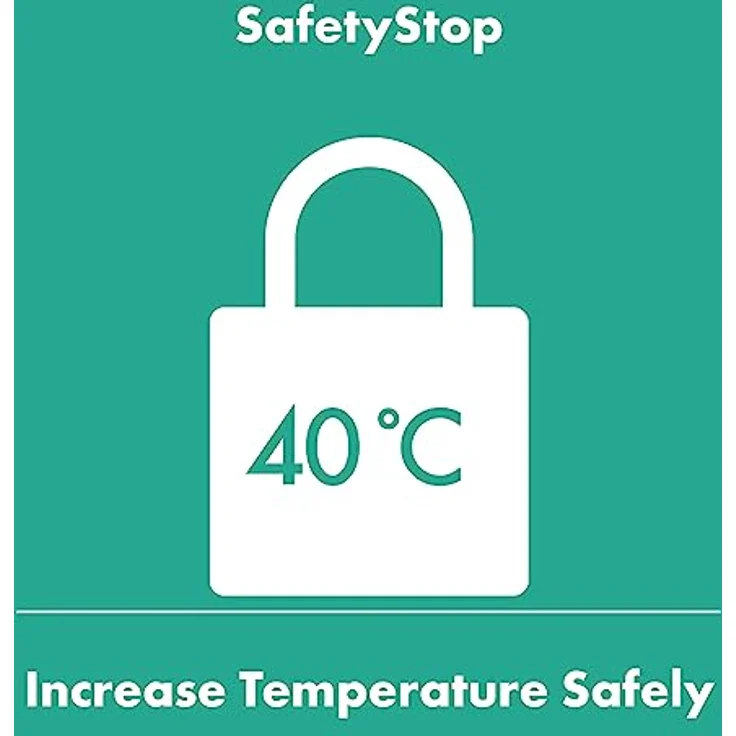 hansgrohe Ecostat Element, Wannenthermostat Aufputz mit Sicherheitssperre (SafetyStop) bei 40° C, Mischbatterie für 2 Verbraucher, Mattschwarz, 13347670 – Bild 3