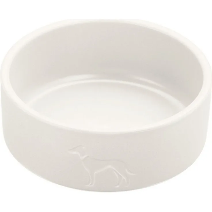 Hunter Tierbedarf Futternapf Keramik-Napf Osby weiß, pflegeleicht und spülmaschinengeeignet, Lebensmittelecht