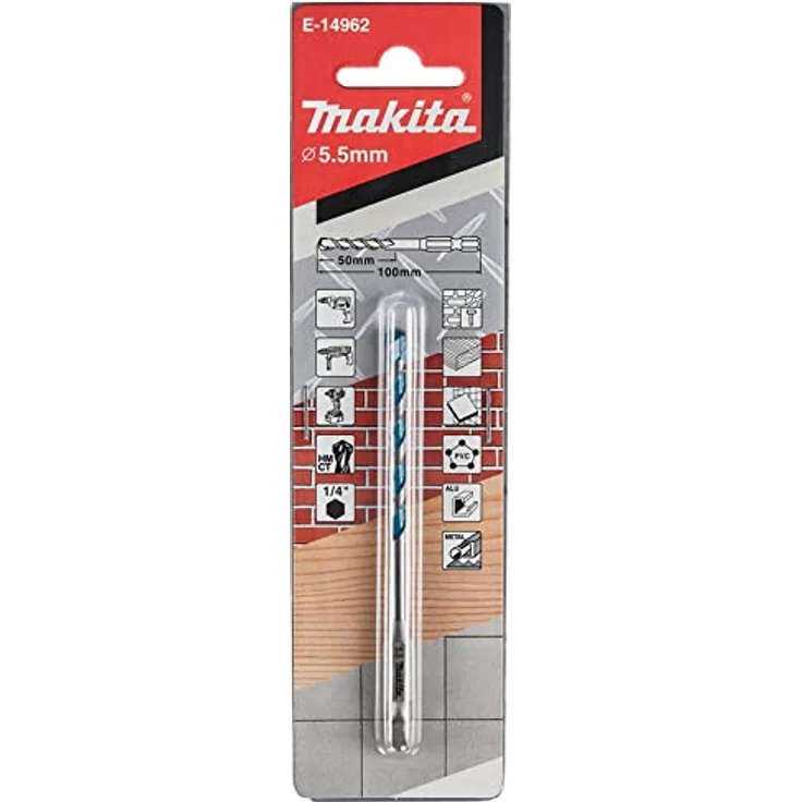 Makita E-14962 Multibohrer 1/4", Ø 5,5 mm, Länge 100 mm – Bild 5