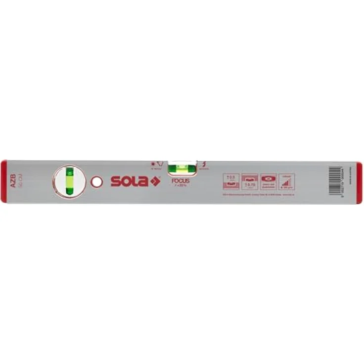 Sola 1010701 Alu-Wasserwaage''AZB 50'' cm in rot – Bild 4