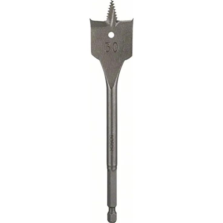 Bosch DIY Flachfräsbohrer Self Cut, Holzbohrer mit 1/4"-Sechskantschaft, Ø 30 mm, selbstzentrierende Gewindespitze – Bild 2