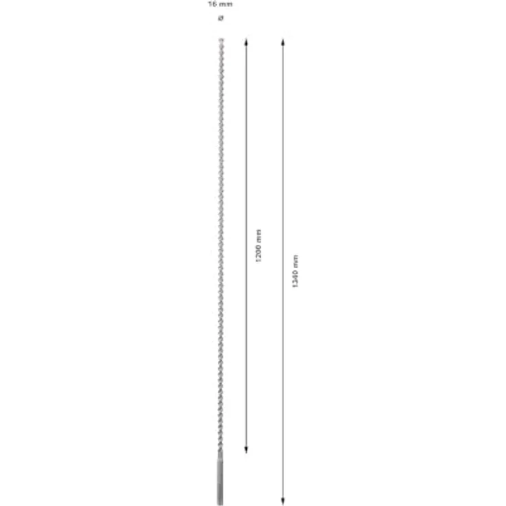 Bosch Professional Hammerbohrer SDS-max-7 (für Beton, Kalksandstein, Mauerwerk, Ø:16 mm, Zubehör für Bohrhammer), 2608586755 – Bild 5