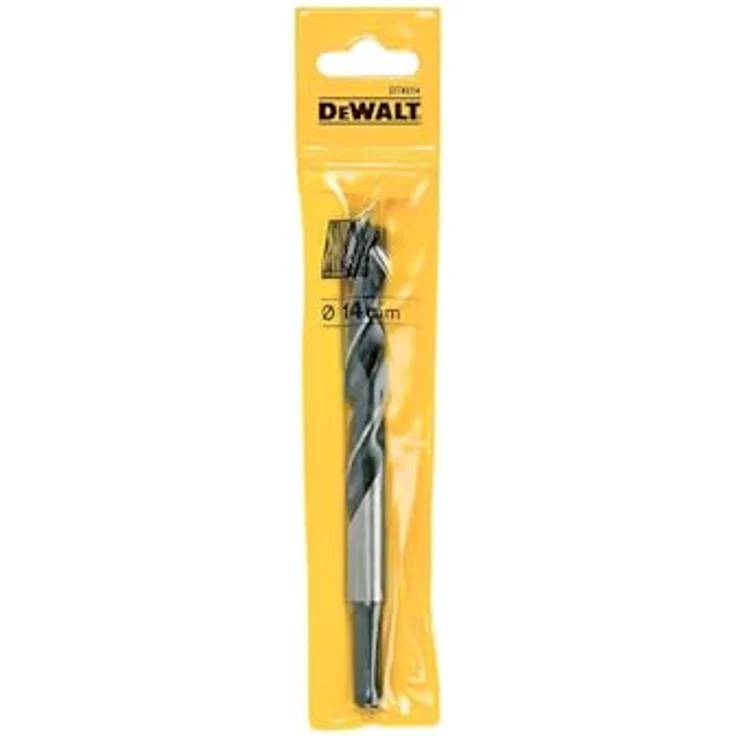Dewalt Holzspiralbohrer DT4514-QZ, 14 mm Durchmesser, 160 mm Länge, Chrom-Vanadium, für präzise Dübellöcher und Durchgangsbohrungen – Bild 3