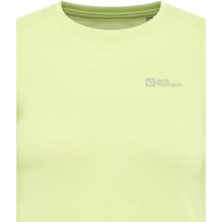 Jack Wolfskin VONNAN Ls T W, Damen Shirt, grünes TEXADRI Material mit geruchshemmender MICROBAN® Technologie, Größe S – Bild 6
