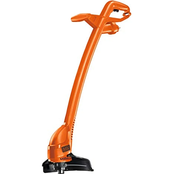 Black+Decker Elektro Rasentrimmer (350W, 25 cm Schnittbreite inkl. Ersatzspule) GL360SB, schwarz orange – Bild 2