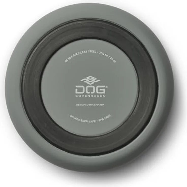 DOG Copenhagen Vega Hundenapf, M/L, Edelstahl mit rutschfestem Gummiboden, Cool Grey – Bild 3