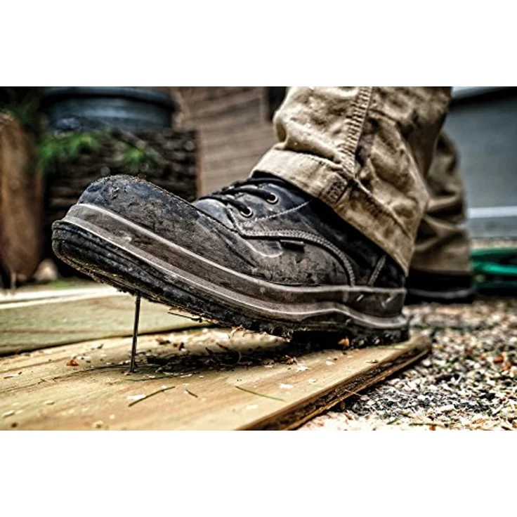 Carhartt Hamilton F702901 Sicherheitsschuh, wasserdicht mit Fiberglas-Zehenschutz und rutschfester Vibram-Sohle, schwarz – Bild 7