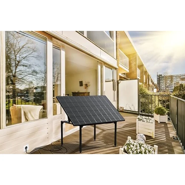 Technaxx Solar-Tischkraftwerk 410W Balkonkraftwerk-Set TX-250 (5082), Solarkraftwerk und Tisch in einem, Technaxx – Bild 4