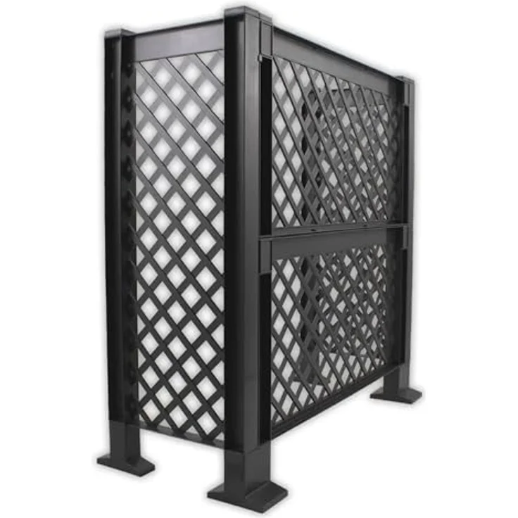 KHW Spalier, Sichtschutz für Mülltonen, 110x49x119 cm, robust und wetterfest, grün – Bild 8