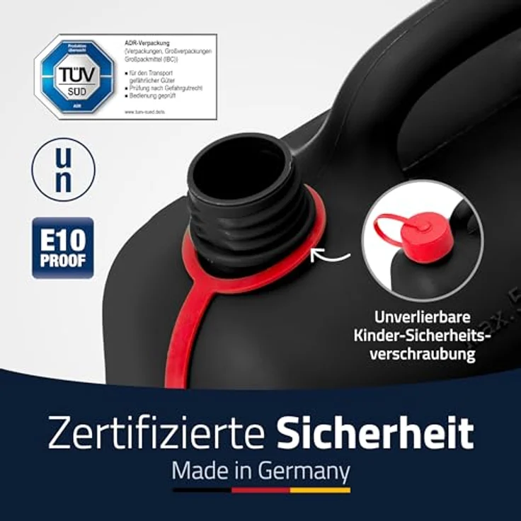 Hünersdorff Kraftstoffkanister 5l, mit UN-Zulassung – Bild 6