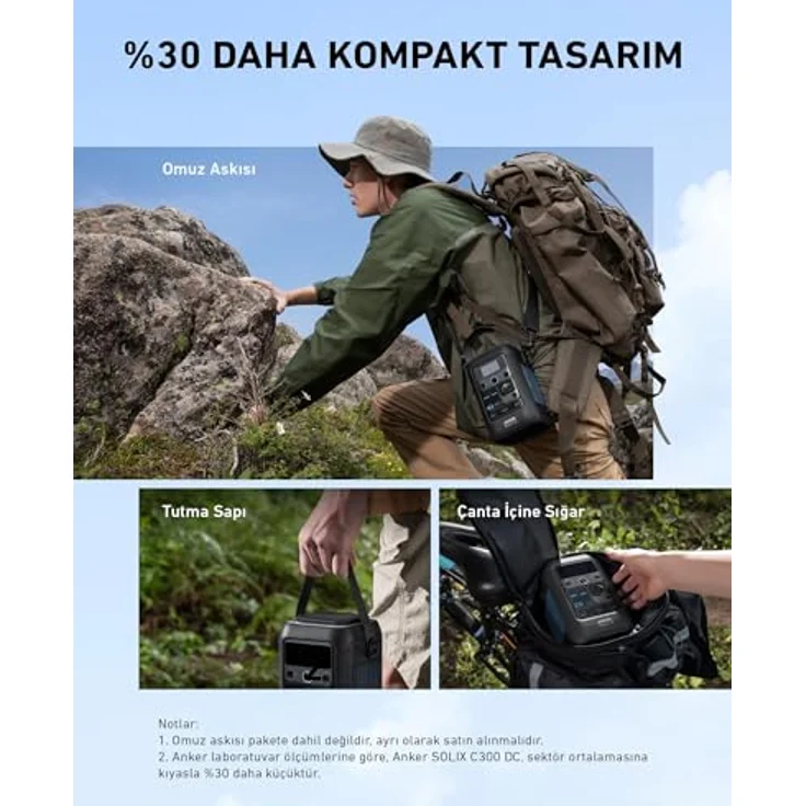 Anker SOLIX C300X DC Power Station mit PS60 Faltbare Solarpanel, effizienter Energievorrat – Bild 7