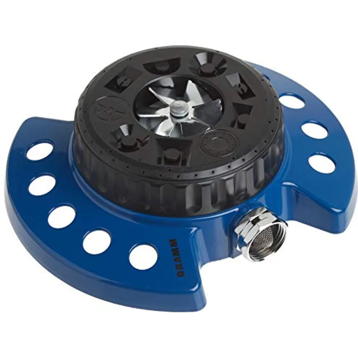 Dramm Colorstorm 9-pattern Turret Sprinkler mit widerstandsfähigen Metall Boden 5662252460718