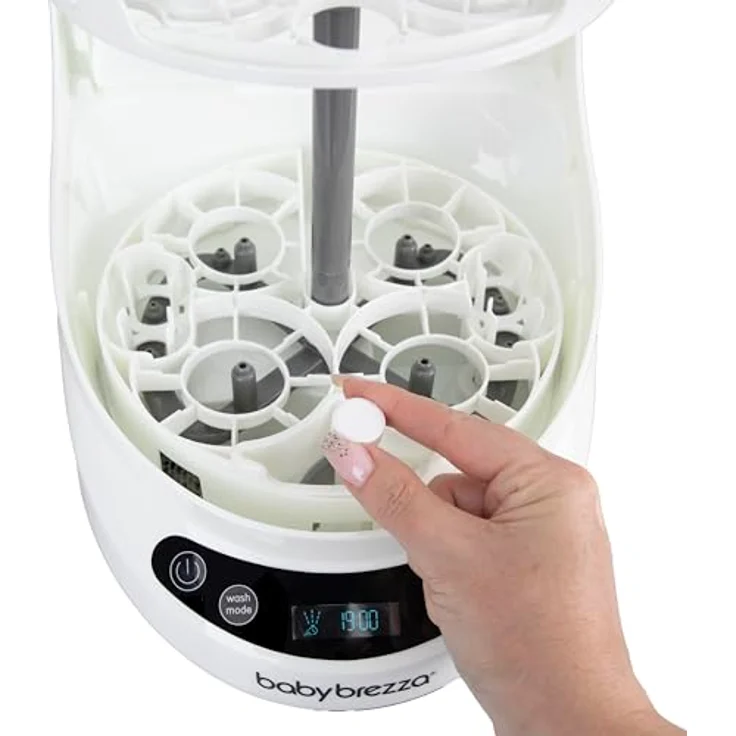 Baby Brezza Bottle Washer Pro, Entkalkungstabletten und hypoallergenes Geschirrspülmittel, geruchsneutral & ohne aggressive Chemikalien – Bild 2