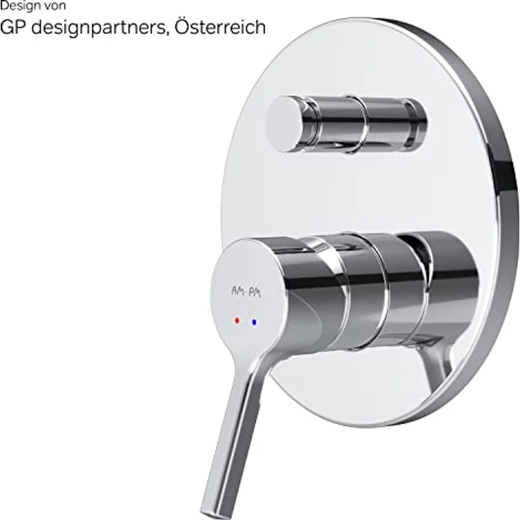 AM.PM X-Joy S FXB45000, Unterputz Wannen Einhand-Mischbatterie mit 35 mm SoftMotion Keramikkartusche, Chrom – Bild 5