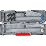 Bosch 16x PRO Tough Box Demolition Säbelsägeblatt-Set, 16-tlg. (für Rohre und Profile aus Metall, Nichteisenmetalle, Länge mm, Professional Zubehör Säbelsäge)