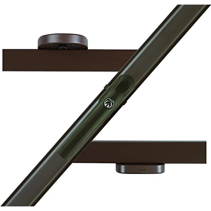 ABUS Fensterkippsicherung FKS208, 3-Punkt-Basis-Paket, braun, 44011 – Bild 1