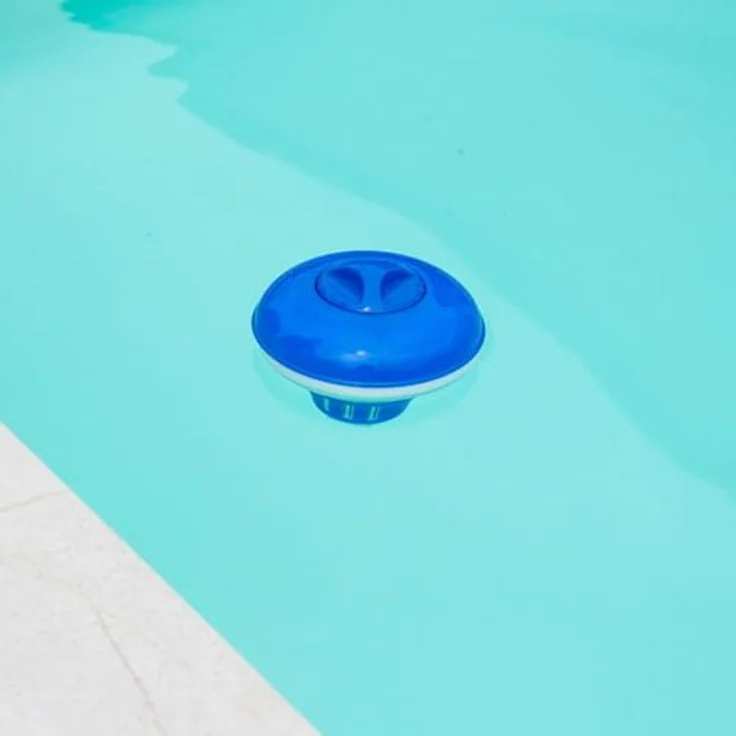 Steinbach Quicktest Streifen Kit mit Dosierschwimmer Mini, 12,5 cm Ø, für bis zu 20 g Tabletten, für sauberes und kristallklares Poolwasser – Bild 4