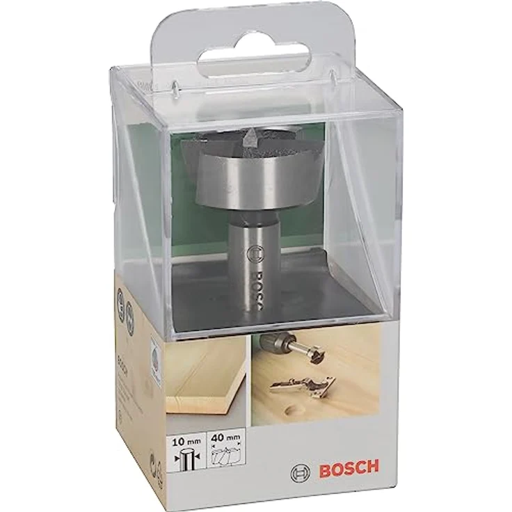 Bosch Accessories 2609255291 Forstnerbohrer 40 mm mit Zentrierspitze, Gesamtlänge 90 mm, Zylinderschaft, 1 Stück – Bild 3