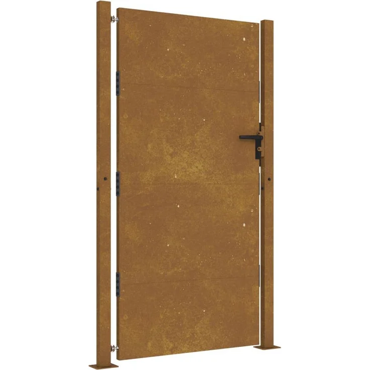 vidaXL Gartentor aus Cortenstahl, 105 x 180 cm, rostig – Bild 1