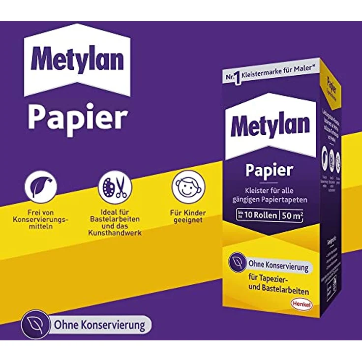 Metylan Papiertapetenkleister 125 g - Preisvergleich – Bild 4