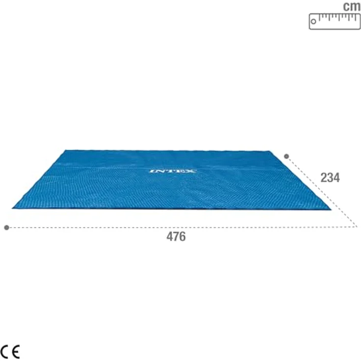 Intex Pool-Solarplane Blau 488x244 cm Polyethylen – Bild 6