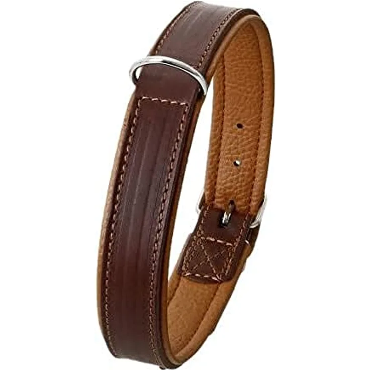 Karlie Halsband Rondo, unterlegt L: 47 cm B: 20 mm braun